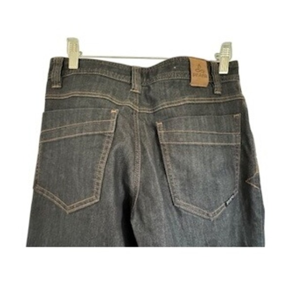 Prana Slim Fit Dark Wash Denim Jeans Casual Everyday Wear - Mens 28x30 - Picture 5 of 8